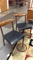 MID CENTURY DINING CHAIRS ( x4)