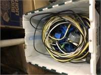 wires/electrical outlet boxes and totes