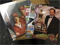 NASCAR magazines/covers under plastic