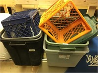 totes and crates