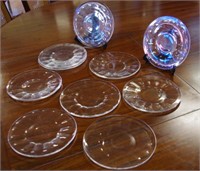Ten Waterford crystal Kathleen ice plates