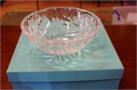 Tiffany & Co rock cut crystal bowl