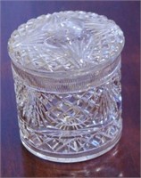 Edinburgh cut crystal lidded jar