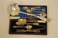 Quantity of vintage silver plated flatware