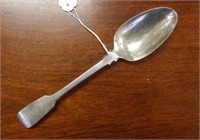Early Victorian sterling silver serving spoon