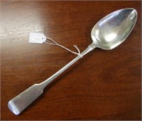 Antique Irish silver basting spoon