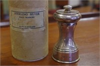 Garrard & Co. sterling silver pepper mill