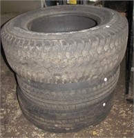 (3) heavy duty truck tires. Note: (2) include