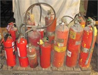 (15) fire extinguishers.
