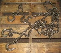 Rigging chain sling with (4) chains and (4)