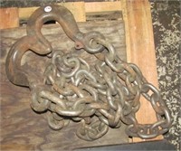 12ft chain with single hook on both ends.
