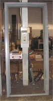 (2) steel door frames. Both measure: 86.5" T x
