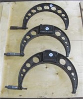 (3) micrometers. Sizes include: 9"-10" and (2)