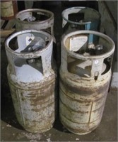 (4) forklift propane tanks.
