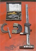 AET Mora height gauge, 1"-2" micrometer, Mitutoyo