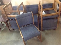 Six Piece Solid Wood Chair Set
