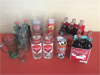 Coca-Cola Collectible Glasses And Bottles