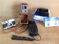 Vintage Cameras ~ Canon demi ~ Kodak Brownie