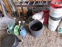 5 Gallon Buckets, Watering Cans etc.