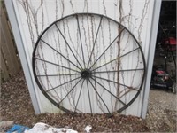 Large Metal Wagon Wheel