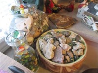 Marbles, Shells and Rocks