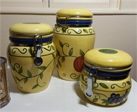 3 pots en céramique