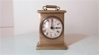 Horloge en laiton vintage David Samuel & Sons