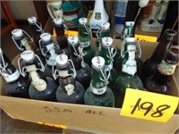 14 Collectible Lager Beer Bottles