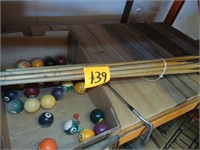 Pool Balls and Cue's