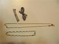 Ensemble de bijoux vintage+ bracelet en argent 925