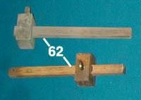 Pair of wooden marking gages