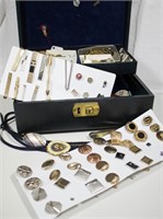 Very Nice Collection of Cuff Links, Tie Bars, Pins