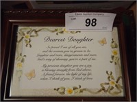 Dearest Daughter Plaque