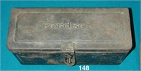FORDSON tractor tool box with hinged lid