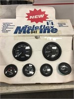 A complete set of Teleflex marine gauges     (5)