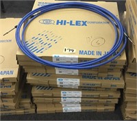 A lot of 16 boxes of marine control cables: nine a