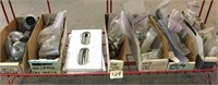 A shelf lot of various miscellaneous lead pieces,