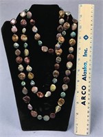 62" baroque fresh water pearl necklace    (11)
