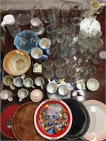 Mugs, Plates, Bowls, Glassware