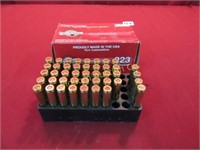 Ammo: Black Hills Ammo .223 Rem, 39rnds & 4 Brass