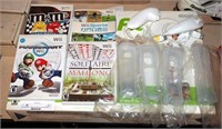 Nintendo Wii Fit & 5 Wii Games Lot