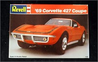 Vintage Revell 69 Corvette 427 Couple1:25 Model