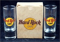 2 Hard Rock Cafe Los Angeles Shooter Shot Glasses
