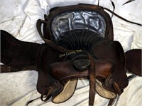 Medium Size Leather Western Saddle