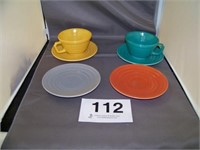 Moderntone Platonite 2 cups/4 saucers _____