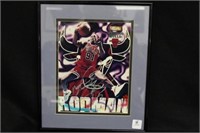 Dennis Rodman autographed 8 x 10 photo