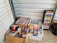 B- OVER 300 VHS TAPES