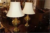 Pair of Baldwin Brass Lamps