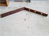 M79- 2 WOODEN VINTAGE LEVELS