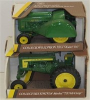 2x- Ertl JD 60 Orchard & 720 Hi-Crop Tractors